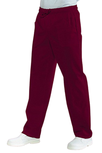 PANTALONI ELASTICO MISTO COTONE P: pantalone unisex con elastico e coulisse regolabile in vita 2...